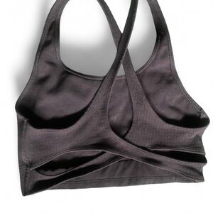 Fabletics Black Sports Bra with Crisscross Straps